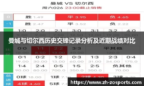 曼城与切尔西历史交锋记录分析及近期战绩对比